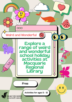 School Holiday Activity at Trangie Library - Weird but True
